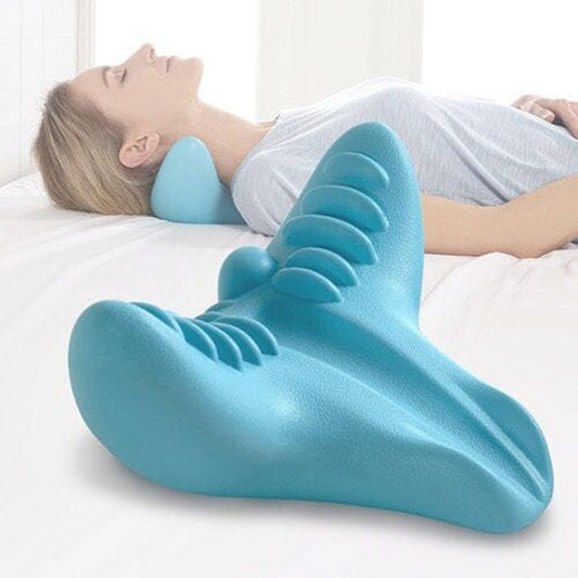 Cervical Spine Massage Pillow: Gravity Acupressure Neck Massager, Shoulder Massage Pillow, Home Traction Corrector
